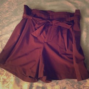 Vera Wang Paper Bag Shorts